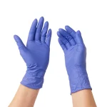 Kid-Man Biodegradable nitrilinės pirštinės N100, dydis S - Nuotrauka 3