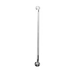 Metalinis laikiklis prie sienos chromuotas, ilgis 81 cm