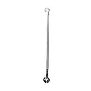 Metalinis laikiklis prie sienos chromuotas, ilgis 81 cm