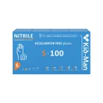 Kid-Man Accelarator-free nitrilinės pirštinės N100, dydis S