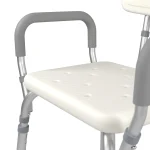 Dušo kėdė su nuimamais porankiais - Nuotrauka 4
