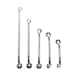 Metalinis laikiklis prie sienos chromuotas, ilgis 81 cm - Nuotrauka 4