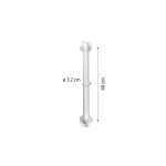 Plastikinis laikiklis prie sienos, ilgis 40 cm - Nuotrauka 3