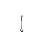 Metalinis laikiklis prie sienos chromuotas, ilgis 30 cm - Nuotrauka 2