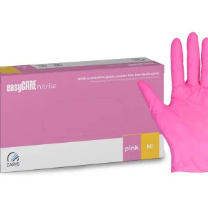 Easycare nitrilinės pirštinės rožinės N100, dydis M