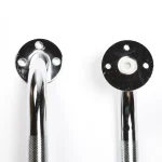 Metalinis laikiklis prie sienos chromuotas, ilgis 30 cm - Nuotrauka 3
