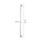 Metalinis laikiklis prie sienos dažytas, ilgis 81 cm - Nuotrauka 3