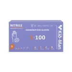 Kid-Man nitrilinės pirštinės N100, dydis S - Nuotrauka 1