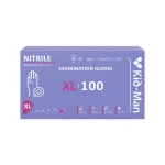 Kid-Man nitrilinės pirštinės N100, dydis XL - Nuotrauka 1