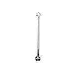 Metalinis laikiklis prie sienos chromuotas, ilgis 61 cm - Nuotrauka 1