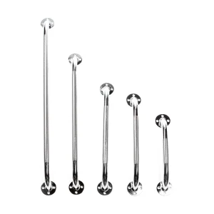 Metalinis laikiklis prie sienos chromuotas, ilgis 30 cm