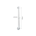 Plastikinis laikiklis prie sienos, ilgis 45 cm - Nuotrauka 3