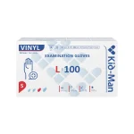 Kid-Man vinilinės pirštinės N100, dydis L - Nuotrauka 1